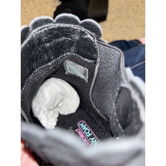 Skechers Lasso Diver Black Womens Size 7 Memory Foam Ankle Bootie NEW - Picture 6 of 6